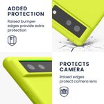 Husa Kwmobile pentru Google Pixel 6, Silicon, Galben, 55480.149 fotografia produsului View 4 S