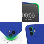 Husa Kwmobile pentru Apple iPhone 12/iPhone 12 Pro, Silicon, Albastru, 59351.134 fotografia produsului View 8 S