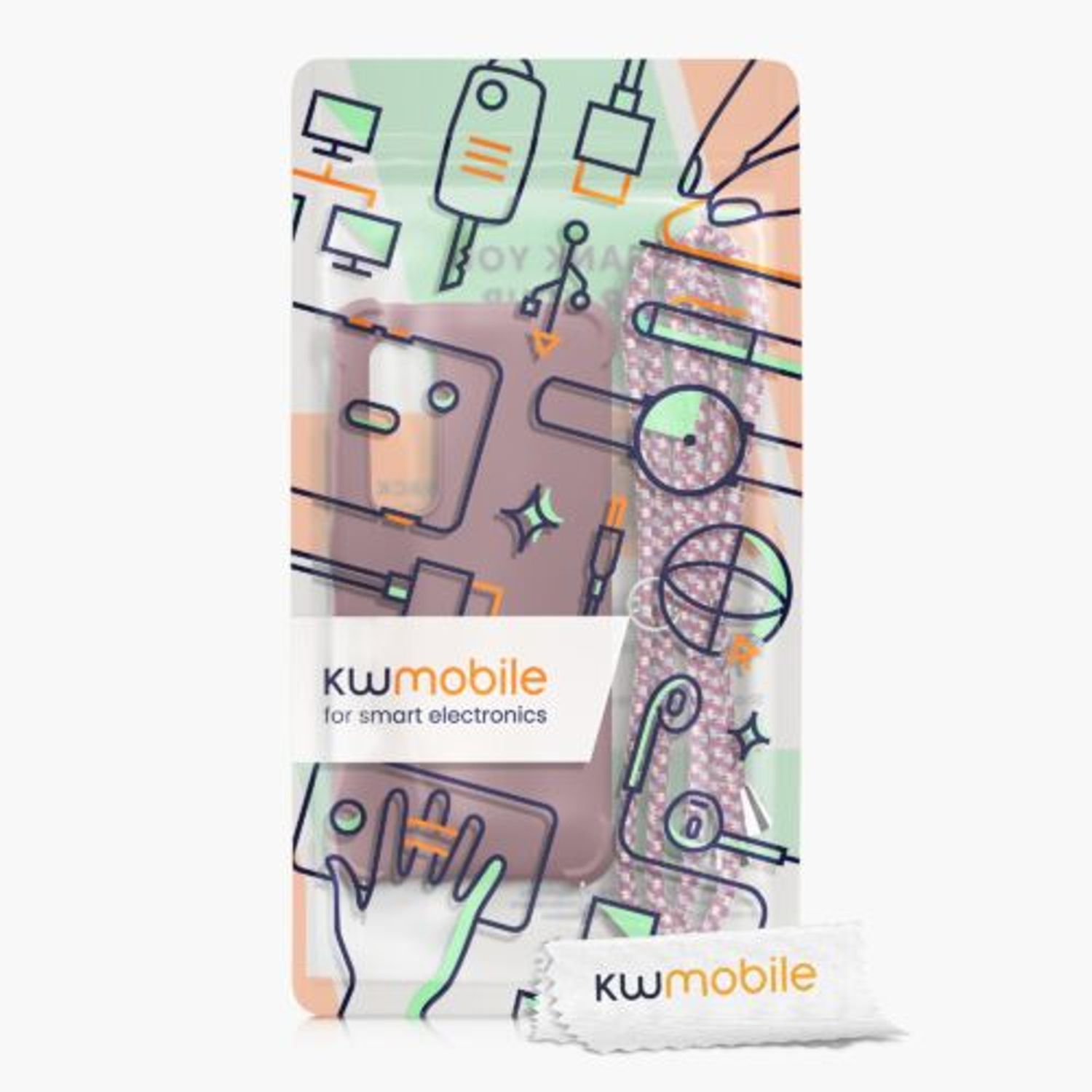 Husa Kwmobile pentru Xiaomi Mi Note 10 Lite, Silicon, Rosu, 53157.187 fotografia produsului View 5 L