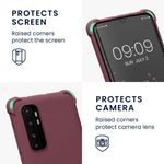 Husa Kwmobile pentru Xiaomi Mi Note 10 Lite, Silicon, Rosu, 53157.187 fotografia produsului View 9 S