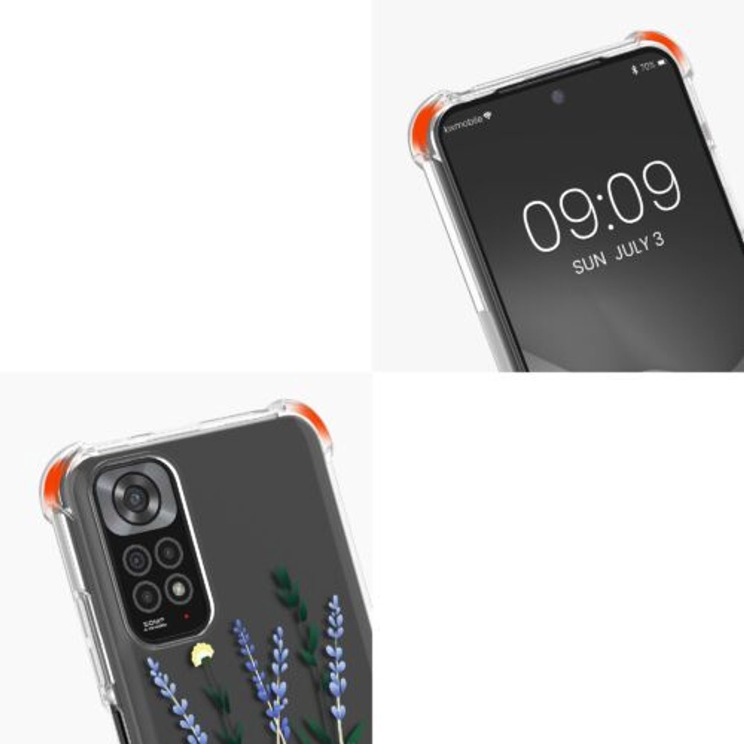 Husa Kwmobile pentru Xiaomi Redmi Note 11/Redmi Note 11s, Silicon, Multicolor, 58196.04 fotografia produsului View 7 L