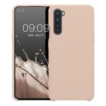 Husa Kwmobile pentru OnePlus Nord, Silicon, Crem, 51871.225 fotografia produsului