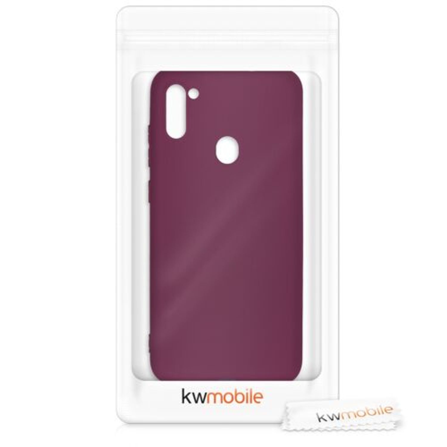 Husa pentru Samsung Galaxy A11, Silicon, Violet, 52169.187 fotografia produsului View 7 L