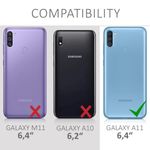 Husa pentru Samsung Galaxy A11, Silicon, Violet, 52169.187 fotografia produsului View 6 S