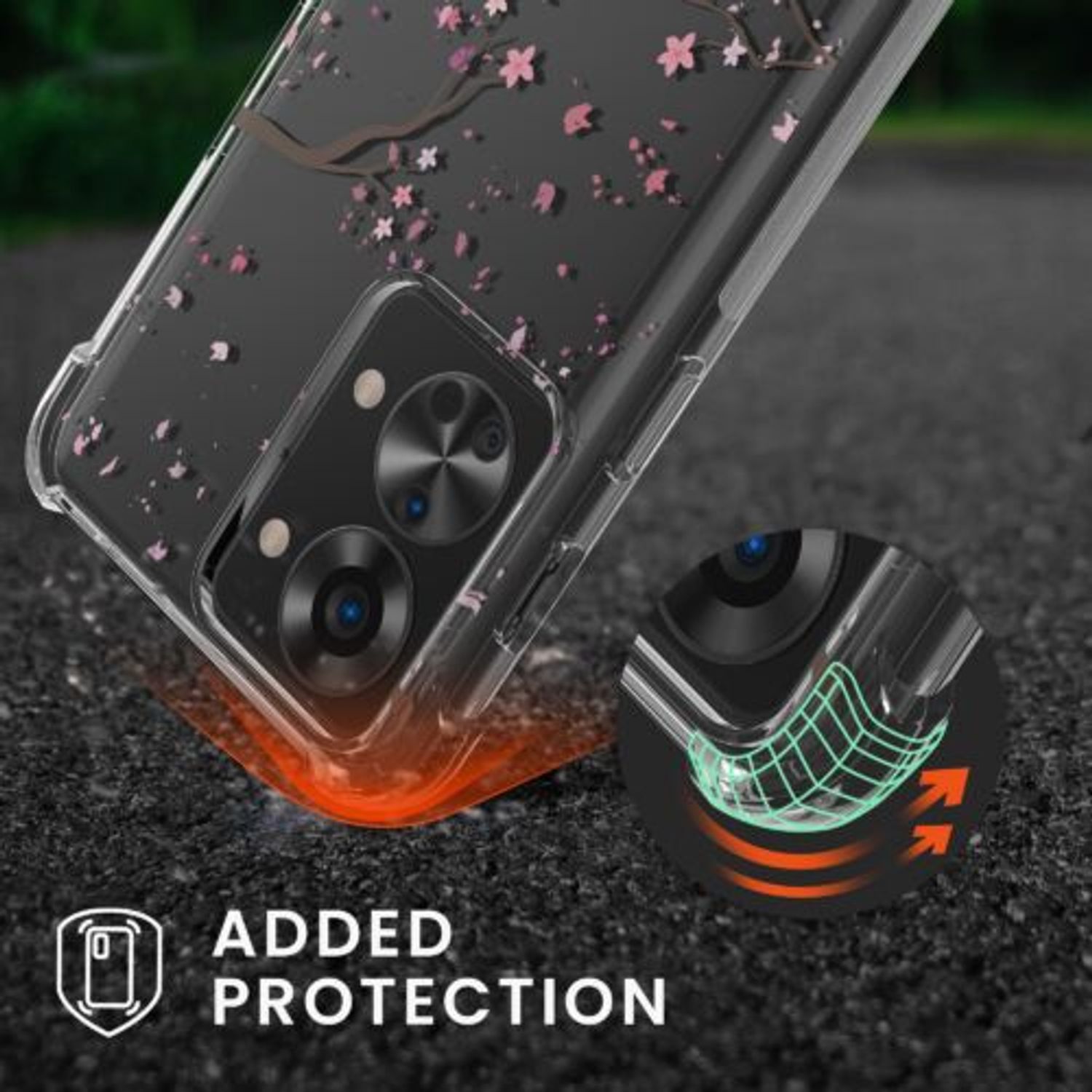 Husa Kwmobile pentru OnePlus Nord 2T, Silicon, Multicolor, 59565.03 fotografia produsului View 2 L