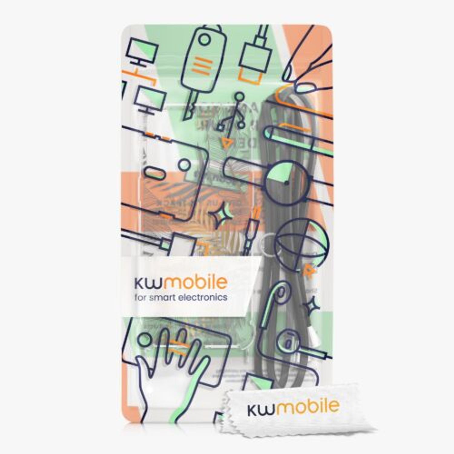 Husa Kwmobile pentru OnePlus Nord 2T, Silicon, Multicolor, 59565.02 fotografia produsului View 7 L