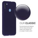 Husa pentru Samsung Galaxy A11, Silicon, Albastru, 52169.182 fotografia produsului View 4 S