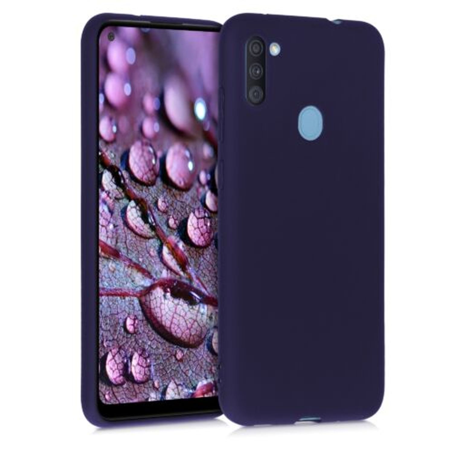 Husa pentru Samsung Galaxy A11, Silicon, Albastru, 52169.182 fotografia produsului