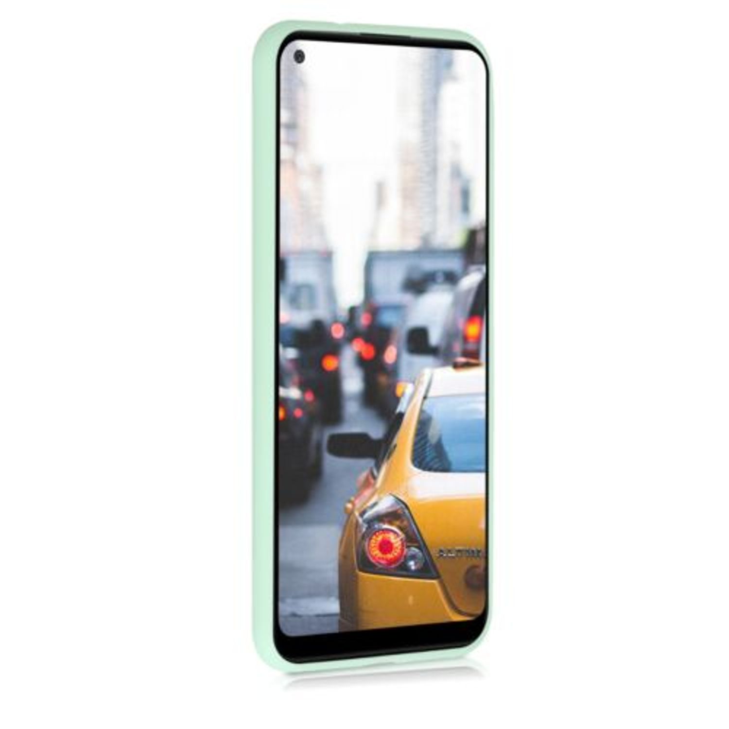 Husa pentru Samsung Galaxy A11, Silicon, Verde, 52169.50 fotografia produsului View 3 L