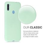 Husa pentru Samsung Galaxy A11, Silicon, Verde, 52169.50 fotografia produsului View 4 S