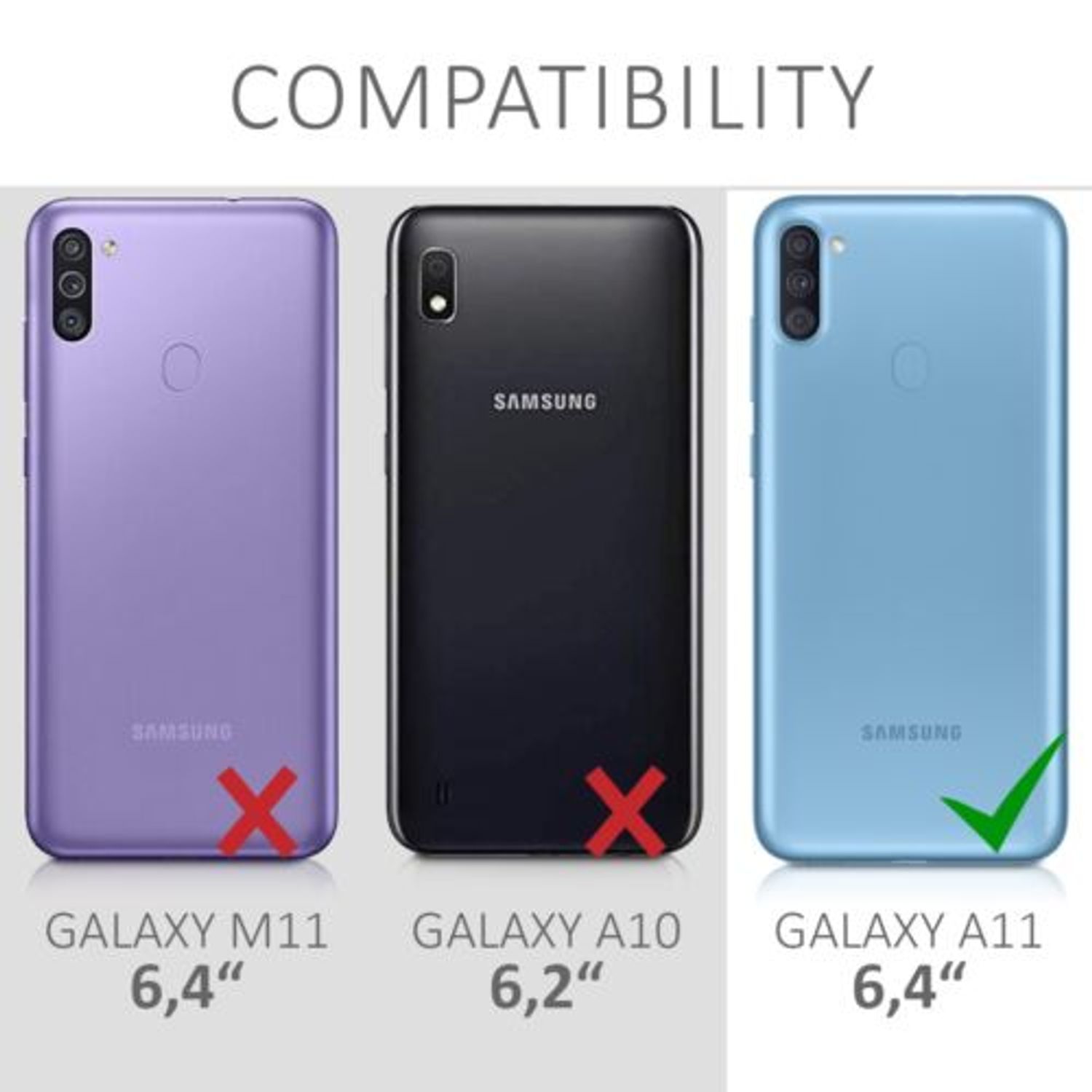 Husa pentru Samsung Galaxy A11, Silicon, Verde, 52169.50 fotografia produsului View 6 L