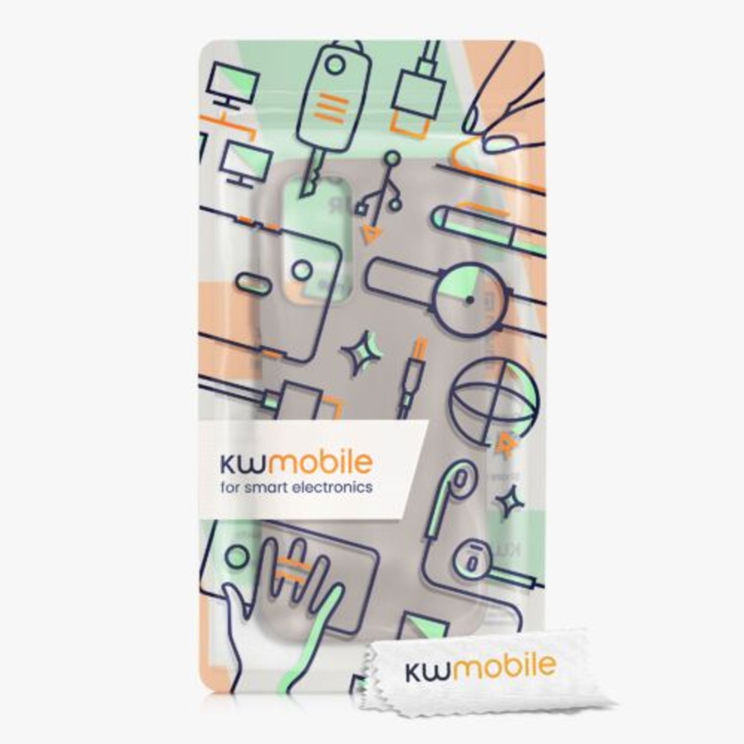 Husa Kwmobile pentru Xiaomi Redmi Note 11/Redmi Note 11s, Silicon, Gri, 57368.43 fotografia produsului View 6 L