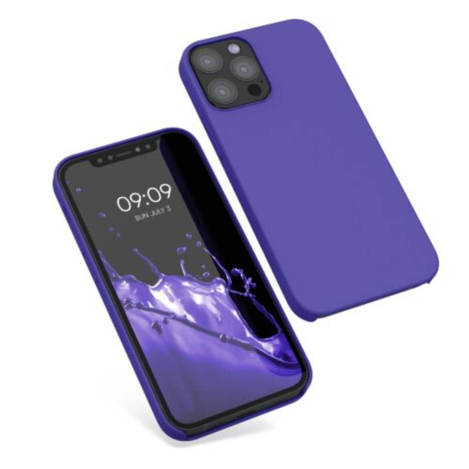 Husa Kwmobile pentru Apple iPhone 12/iPhone 12 Pro, Silicon, Albastru, 52641.234 fotografia produsului