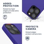 Husa Kwmobile pentru Apple iPhone 12/iPhone 12 Pro, Silicon, Albastru, 52641.234 fotografia produsului View 3 S