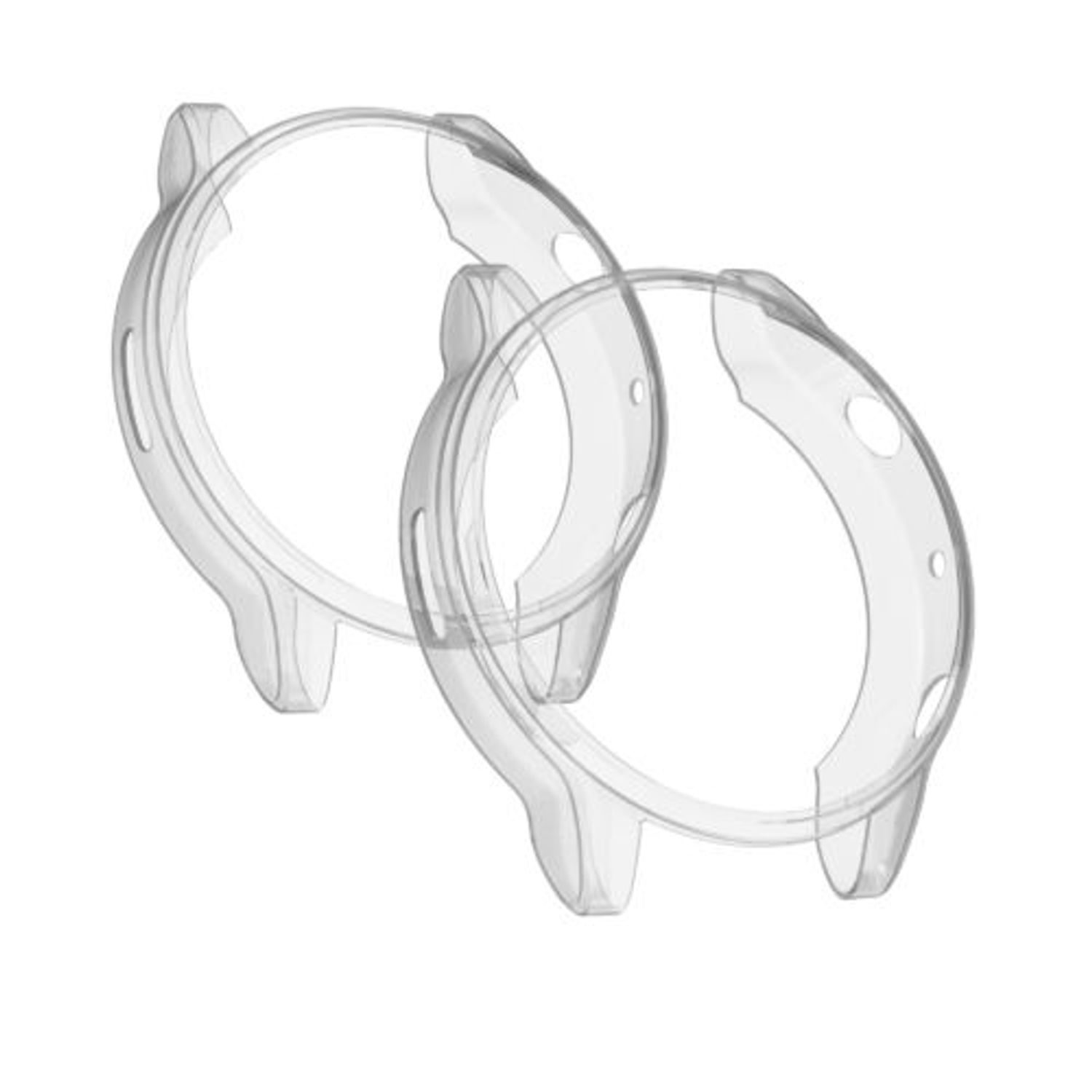 Set 2 huse pentru Ticwatch Pro 3/Pro 3 Lite, Silicon, Transparent, 54524.01 fotografia produsului View 7 L