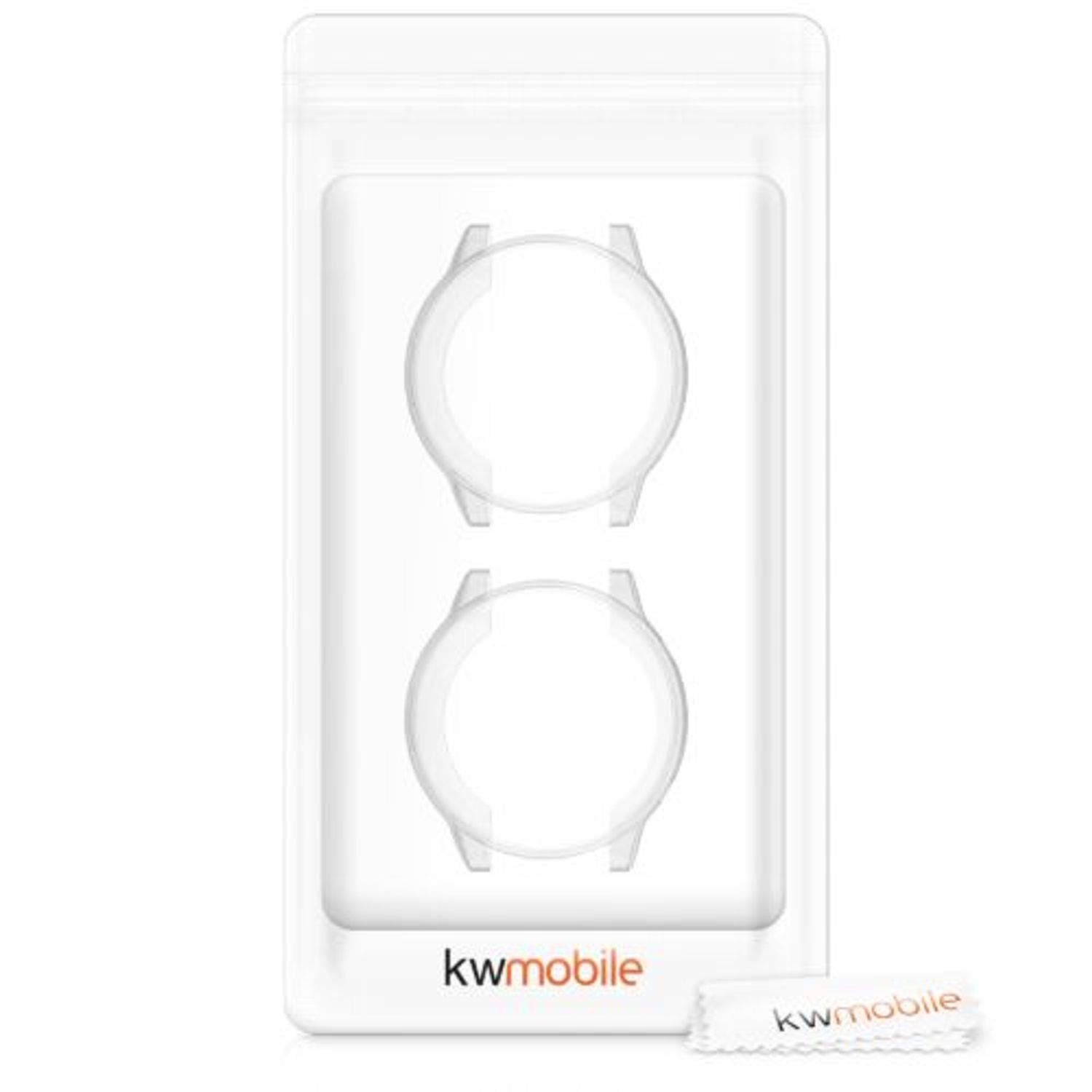 Set 2 huse pentru Ticwatch Pro 3/Pro 3 Lite, Silicon, Transparent, 54524.01 fotografia produsului View 6 L
