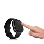 Set 2 huse pentru Fitbit Versa 3/Sense, Silicon, Negru, 53390.02 fotografia produsului View 9 S