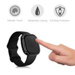 Set 2 huse pentru Fitbit Versa 3/Sense, Silicon, Negru, 53390.02 fotografia produsului View 4 S