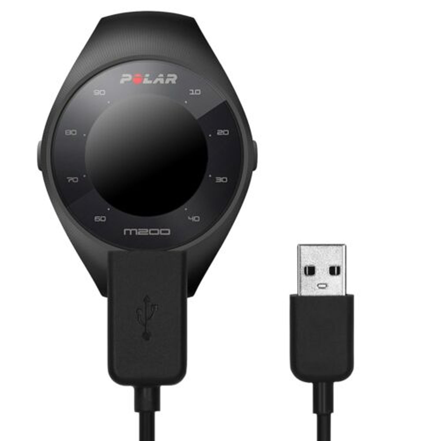 Cablu de incarcare USB pentru Polar M200, Negru, 43377.01 fotografia produsului View 2 L