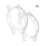 Set 2 huse pentru Garmin Venu, Silicon, Transparent, 52675.01 fotografia produsului View 5 S
