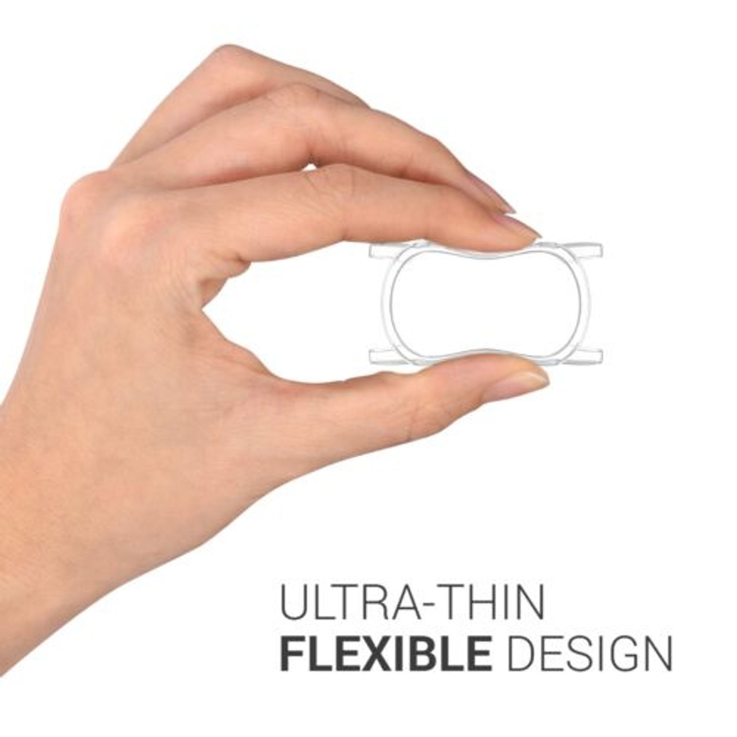 Set 2 huse pentru Garmin Venu, Silicon, Transparent, 52675.01 fotografia produsului View 3 L