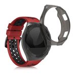 Set 2 huse pentru Huawei Watch GT 2e, Silicon, Negru, 52670.02 fotografia produsului View 2 S