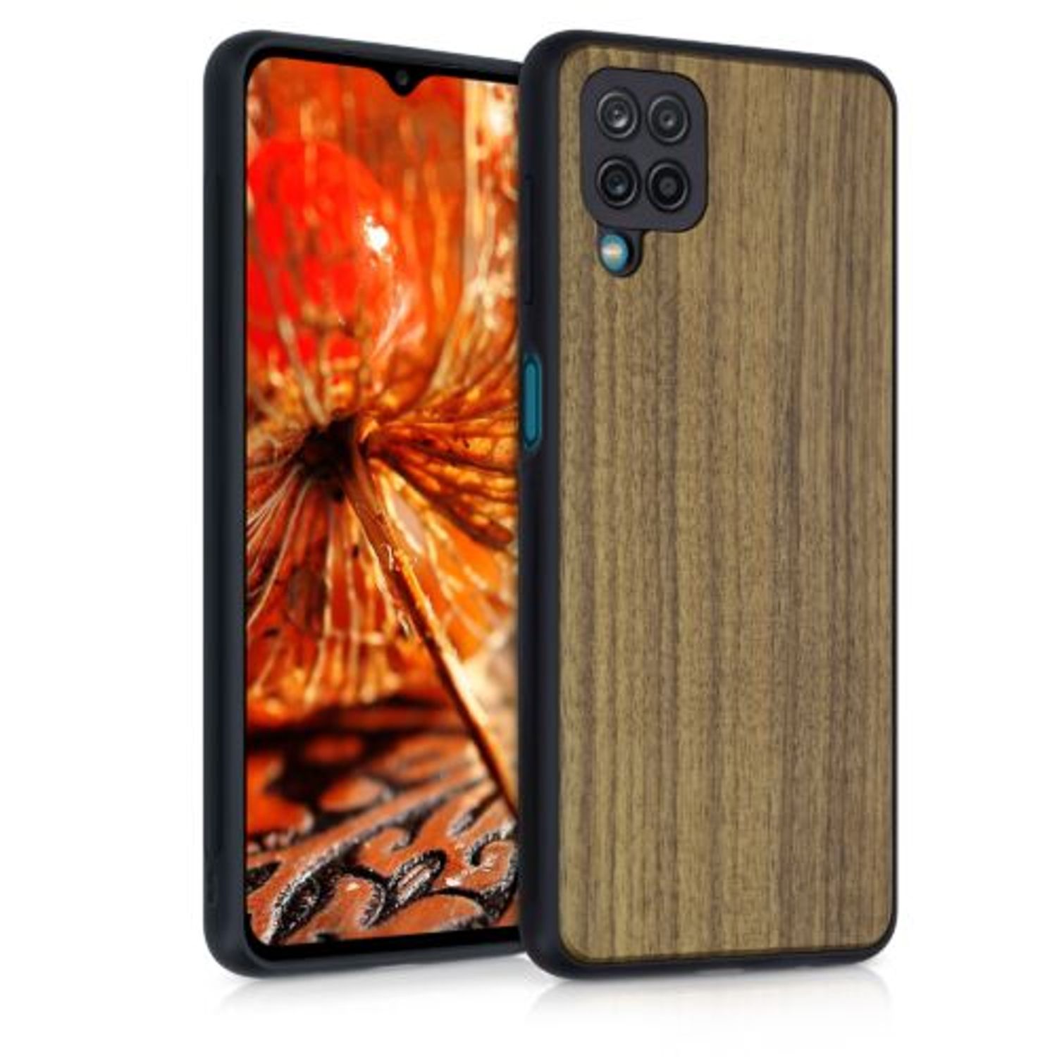 Husa pentru Samsung Galaxy A12, Lemn, Maro, 54342.18 fotografia produsului