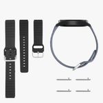 Set 2 curele pentru Willful Smartwatch/Fitnesstracker, Kwmobile, Negru/Gri, Silicon, 56230.02 fotografia produsului View 11 S