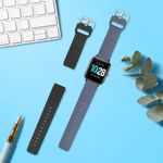 Set 2 curele pentru Willful Smartwatch/Fitnesstracker, Kwmobile, Negru/Gri, Silicon, 56230.02 fotografia produsului View 3 S