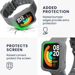 Curea pentru Xiaomi POCO Watch, Kwmobile, Gri, Silicon, 58920.22 fotografia produsului View 4 S