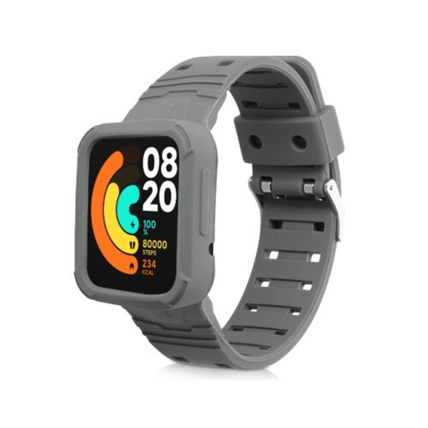 Curea pentru Xiaomi POCO Watch, Kwmobile, Gri, Silicon, 58920.22 fotografia produsului