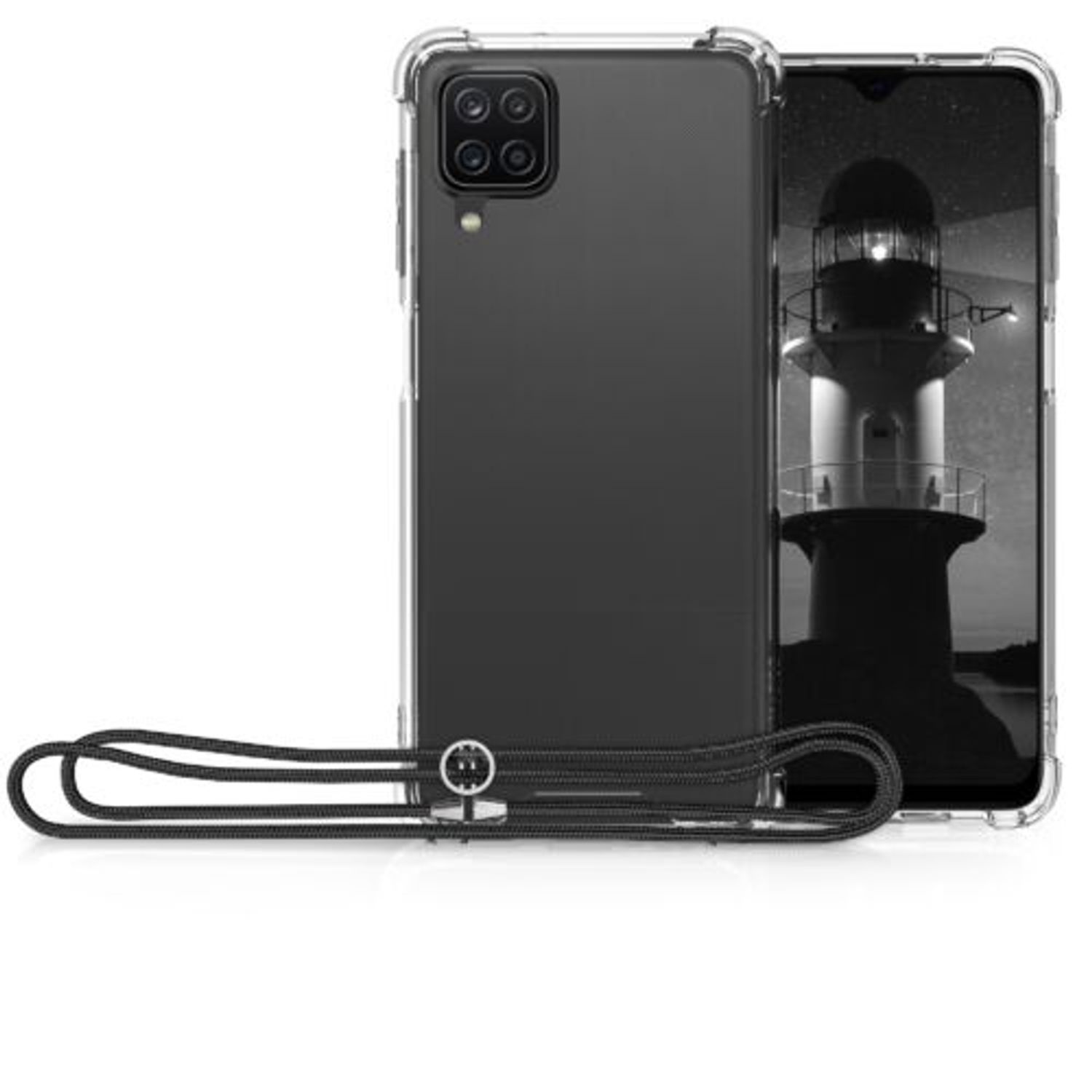 Husa pentru Samsung Galaxy A12, Silicon, Transparent, 54453.01 fotografia produsului View 8 L
