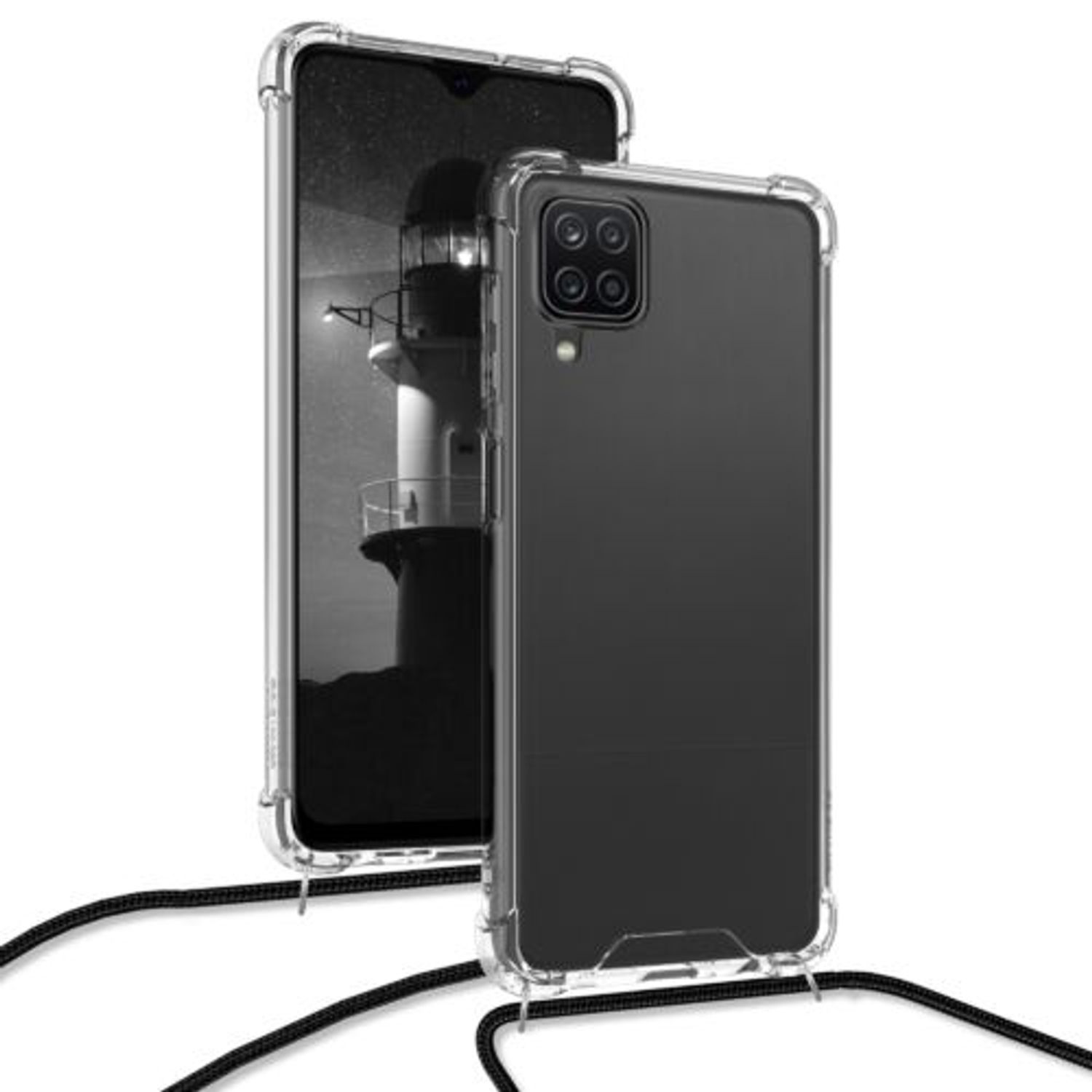 Husa pentru Samsung Galaxy A12, Silicon, Transparent, 54453.01 fotografia produsului View 5 L