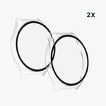 Set 2 huse pentru Xiaomi Watch S1, Kwmobile, Transparent, Plastic, 57779.02 fotografia produsului View 6 S