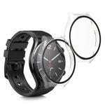 Set 2 huse pentru Xiaomi Watch S1, Kwmobile, Transparent, Plastic, 57779.02 fotografia produsului
