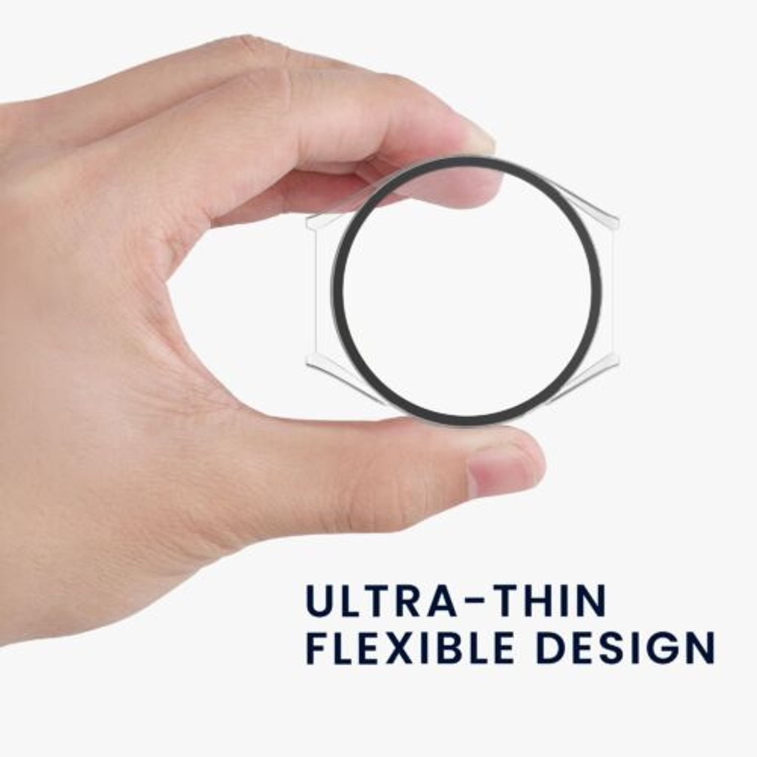 Set 2 huse pentru Xiaomi Watch S1, Kwmobile, Transparent, Plastic, 57779.02 fotografia produsului View 5 L