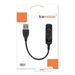 Docking stand pentru Fitbit Flex 2, Kwmobile, Silicon, Negru, 39877.01 fotografia produsului View 4 S