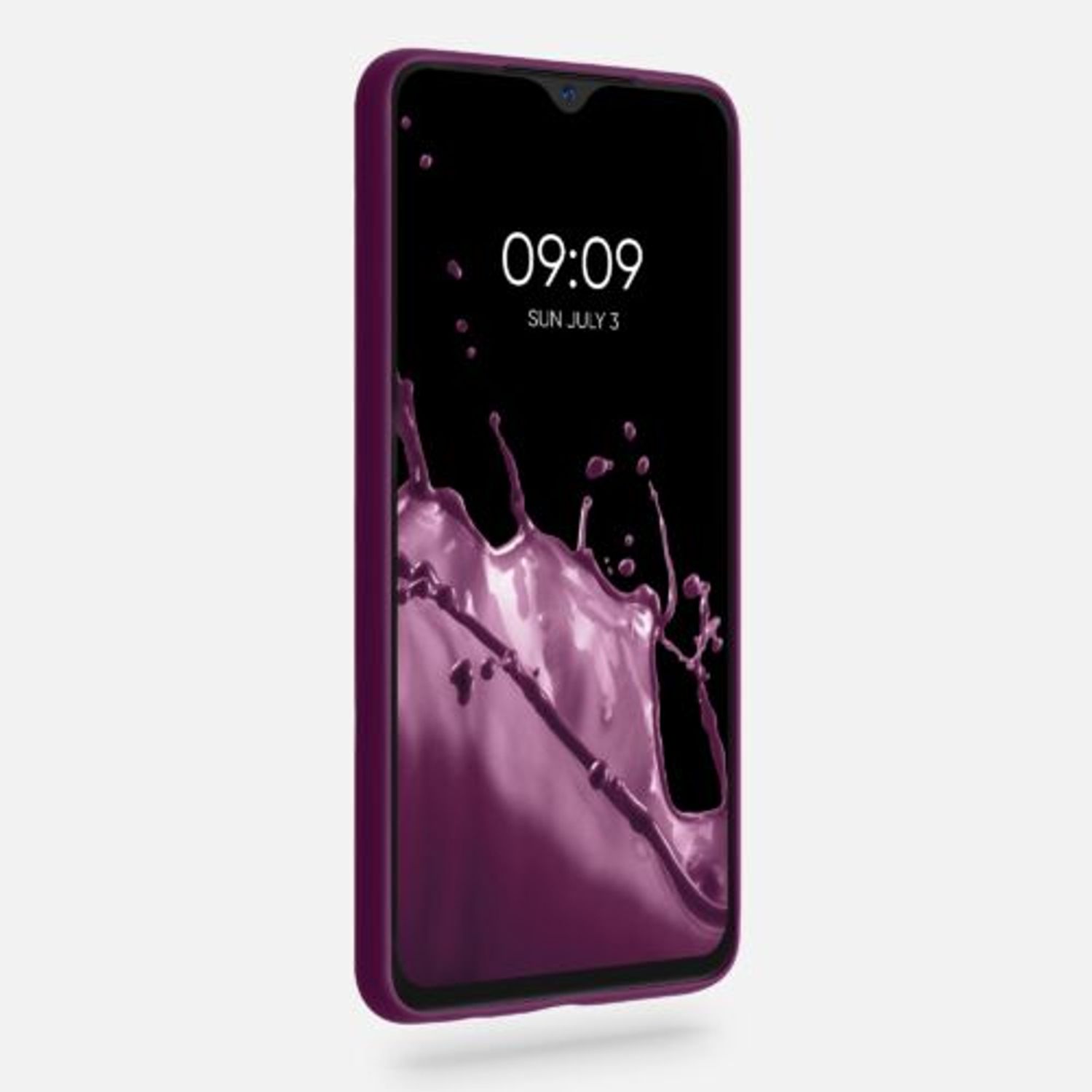 Husa pentru Samsung Galaxy A12, Silicon, Mov, 54048.197 fotografia produsului View 3 L