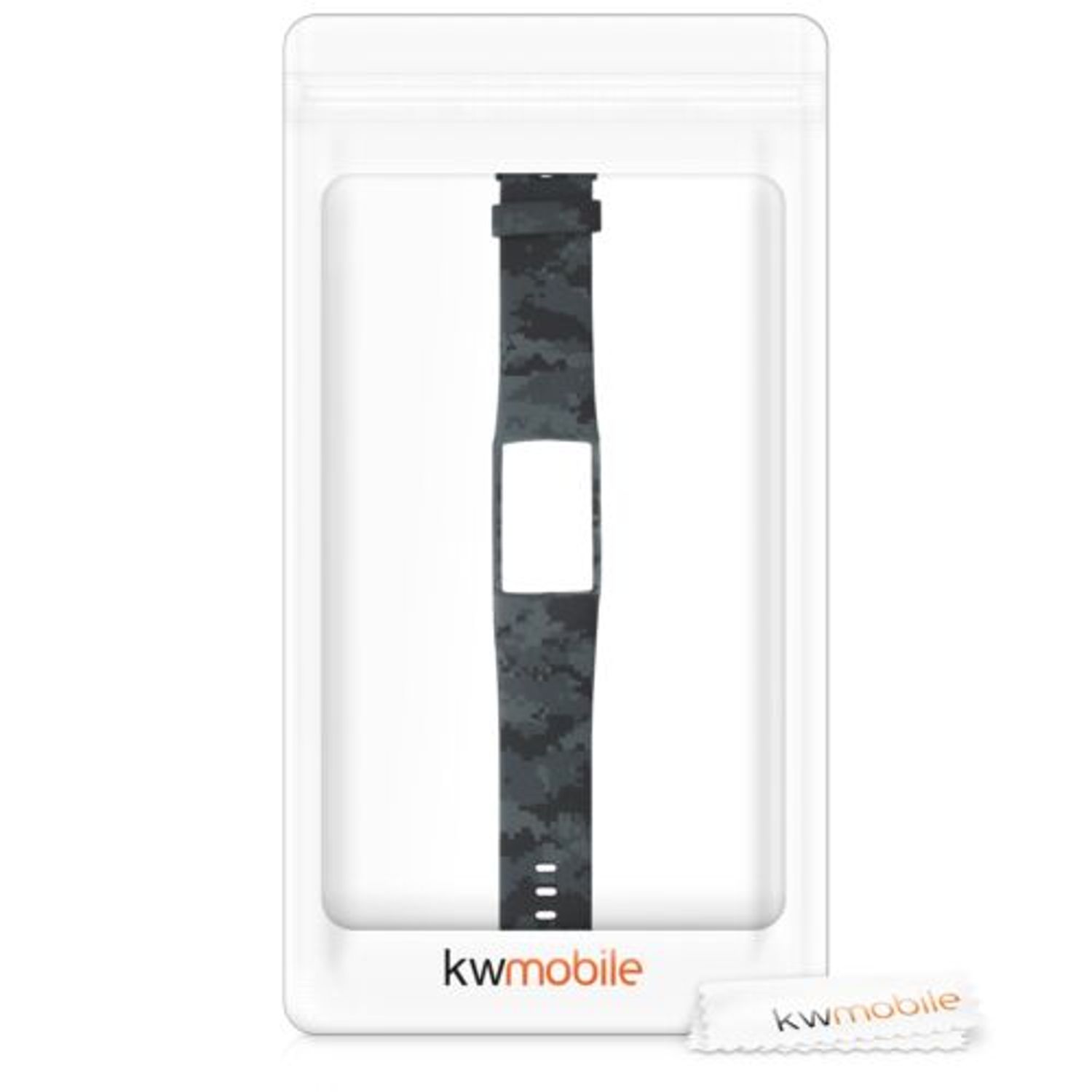 Curea pentru Polar A370/A360, Kwmobile, Silicon, Multicolor, 51910.02 fotografia produsului View 6 L