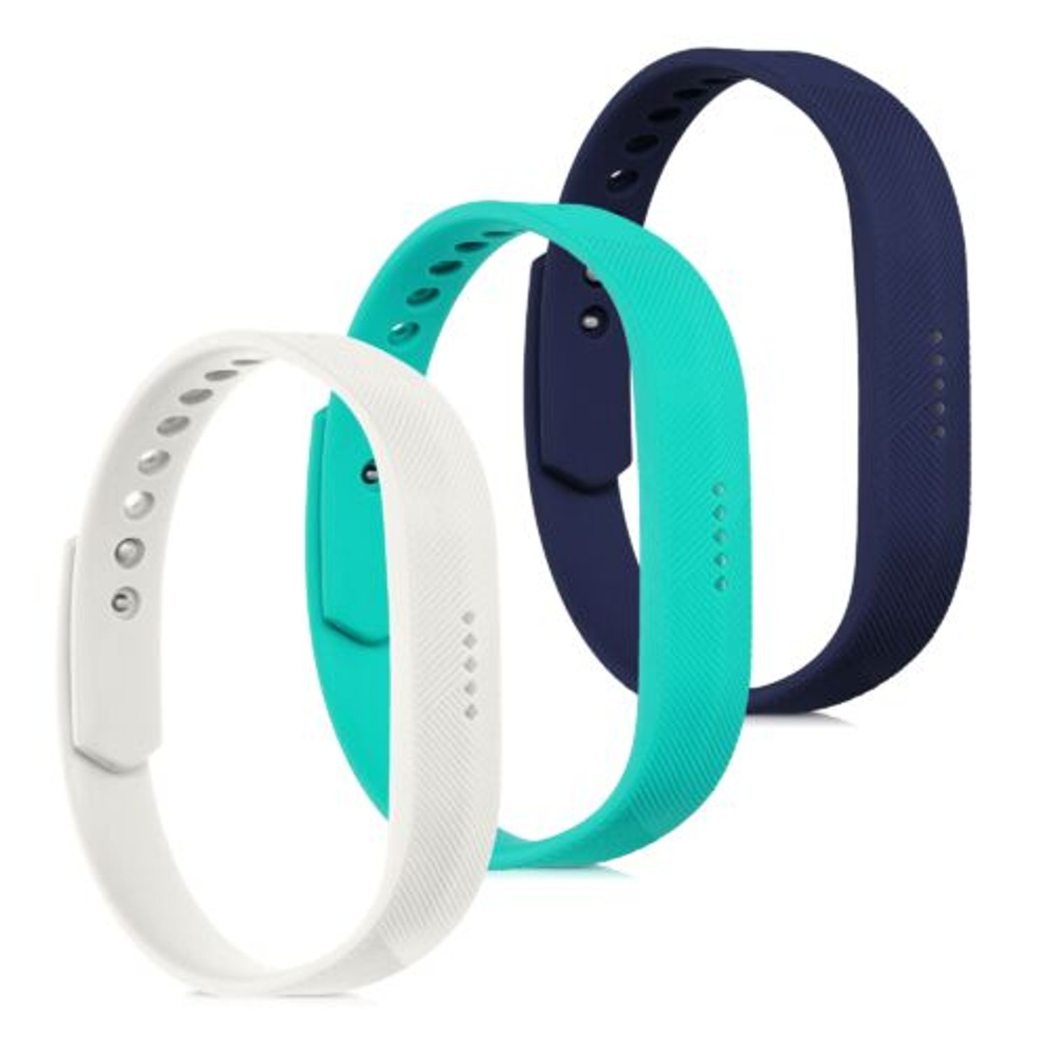 Set 3 Curele pentru Fitbit Flex 2, Kwmobile, Multicolor, Silicon, 39614.205 fotografia produsului