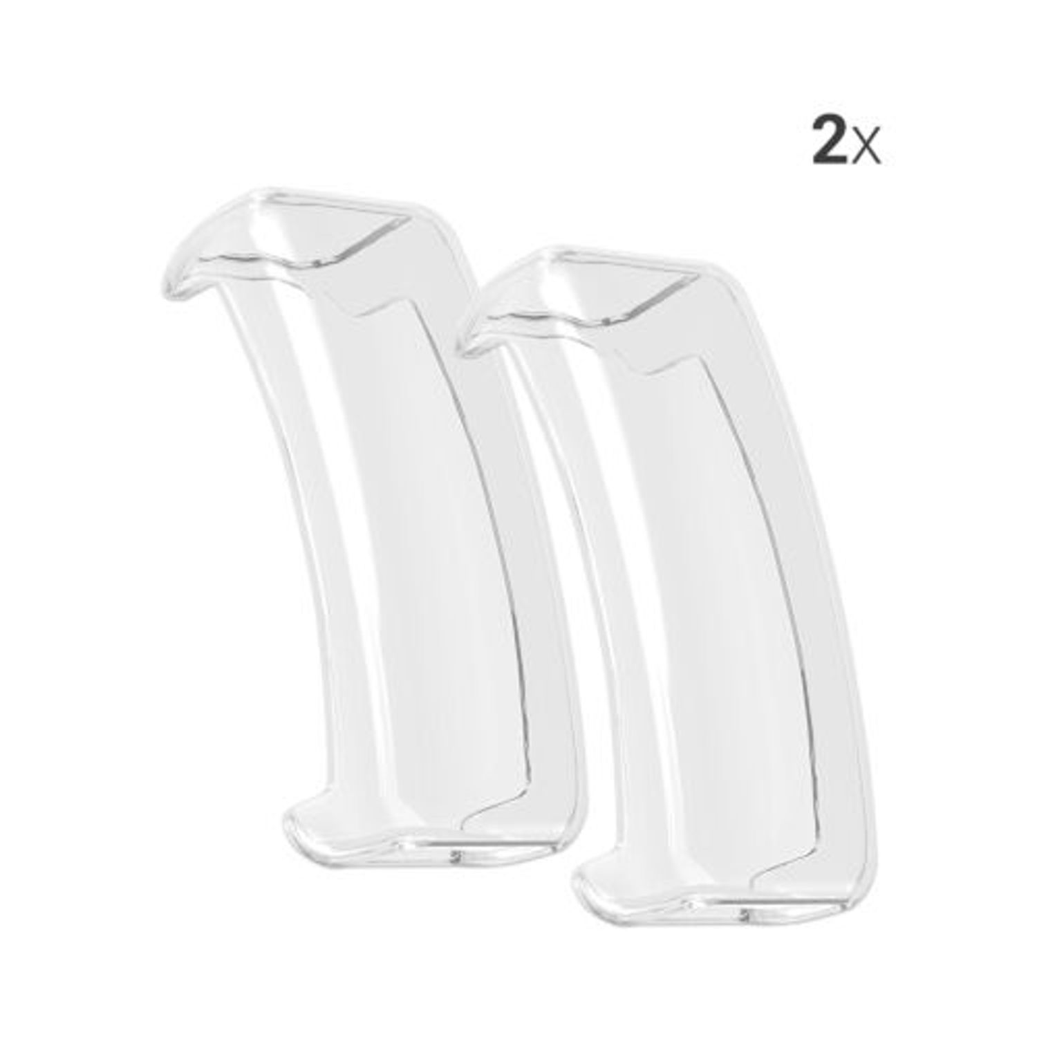 Set 2 Huse pentru Fitbit Inspire 2/Ace 3, Kwmobile, Transparent, Silicon, 53870.01 fotografia produsului View 6 L