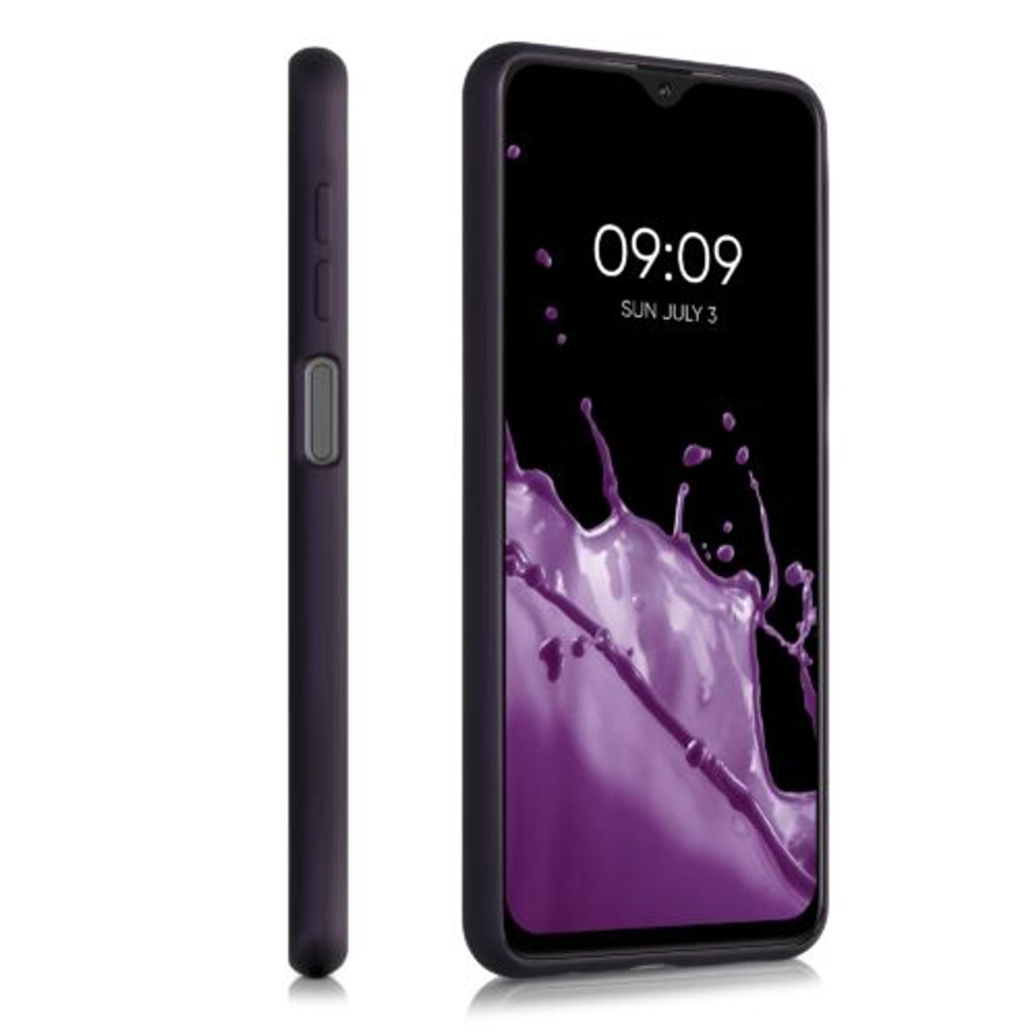 Husa pentru Samsung Galaxy A12, Silicon, Mov, 54052.115 fotografia produsului View 6 L