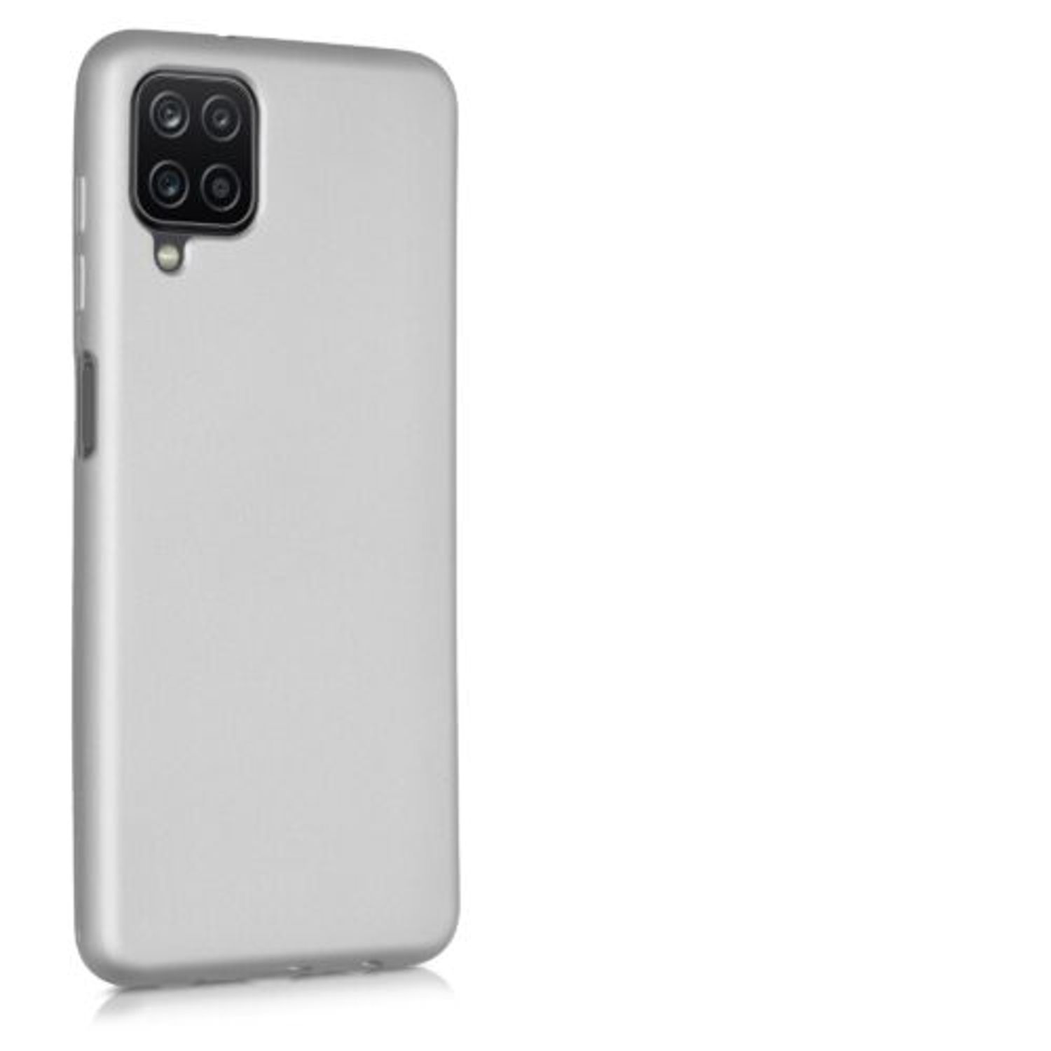Husa pentru Samsung Galaxy A12, Silicon, Silver, 54052.67 fotografia produsului View 8 L