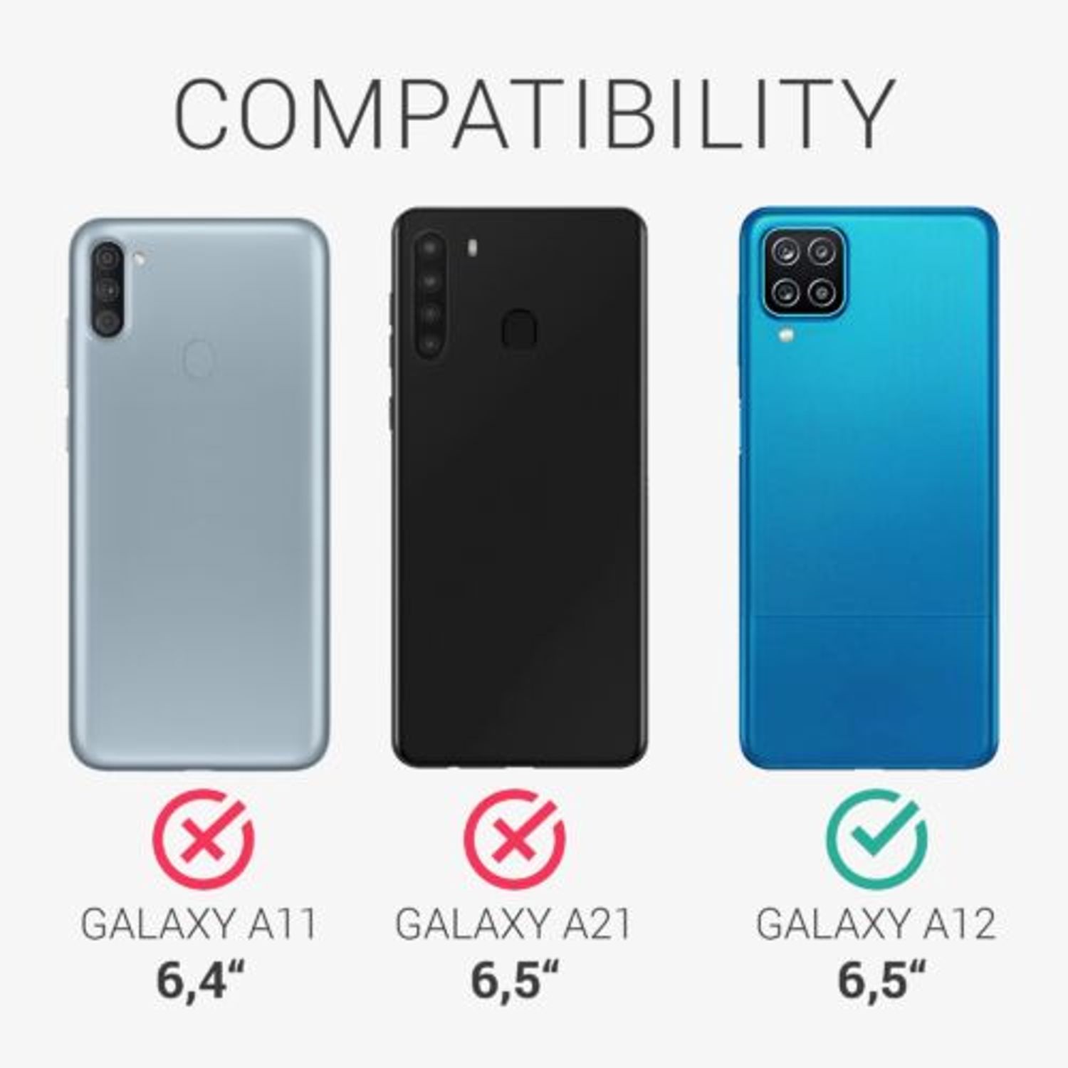 Husa pentru Samsung Galaxy A12, Silicon, Verde, 54048.169 fotografia produsului View 5 L