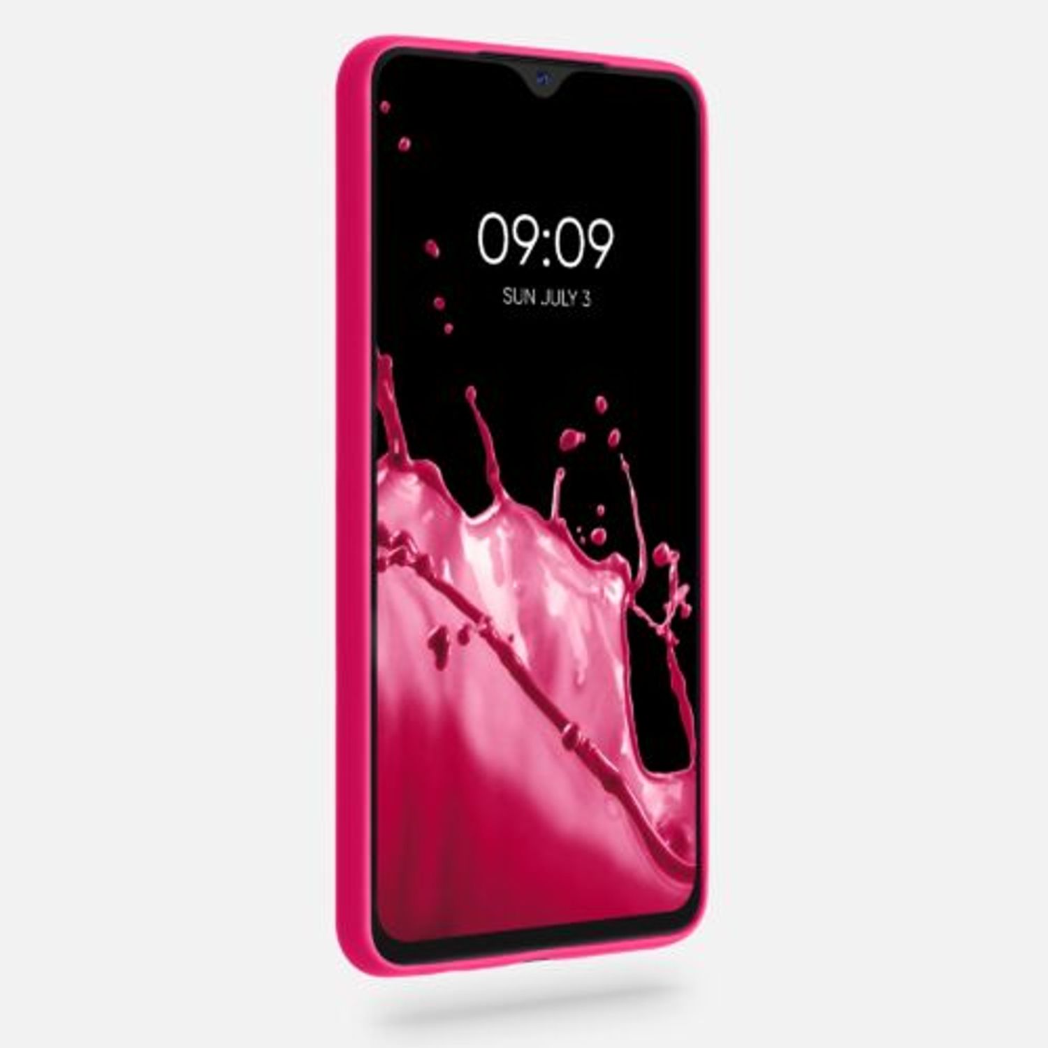 Husa pentru Samsung Galaxy A12, Silicon, Roz, 54048.77 fotografia produsului View 4 L