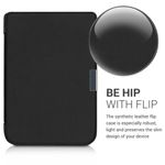 Husa pentru PocketBook Touch Lux 4/Basic Lux 2/Touch HD 3, Piele ecologica, Negru, 46215.01 fotografia produsului View 3 S
