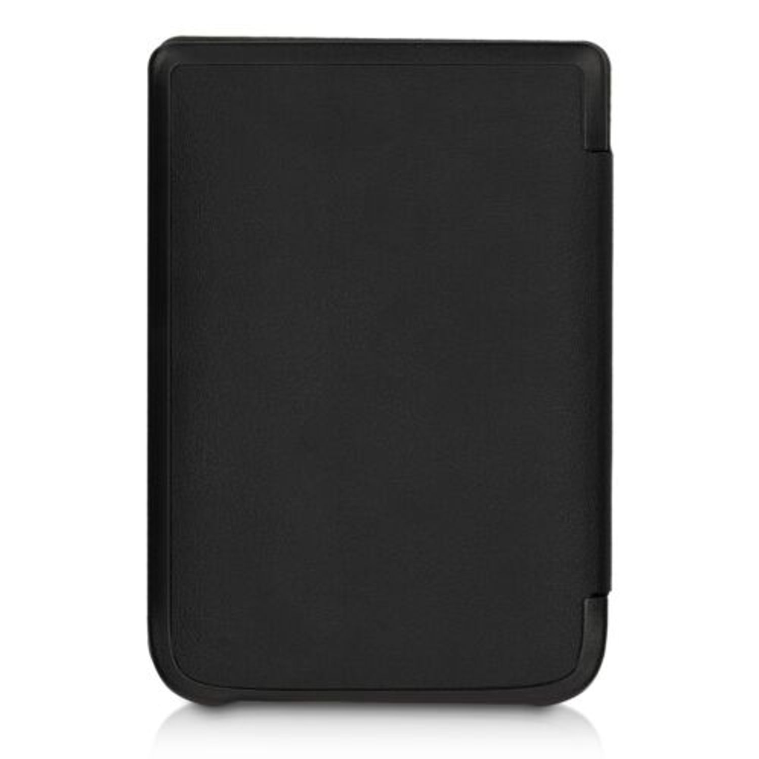 Husa pentru PocketBook Touch Lux 4/Basic Lux 2/Touch HD 3, Piele ecologica, Negru, 46215.01 fotografia produsului View 5 L