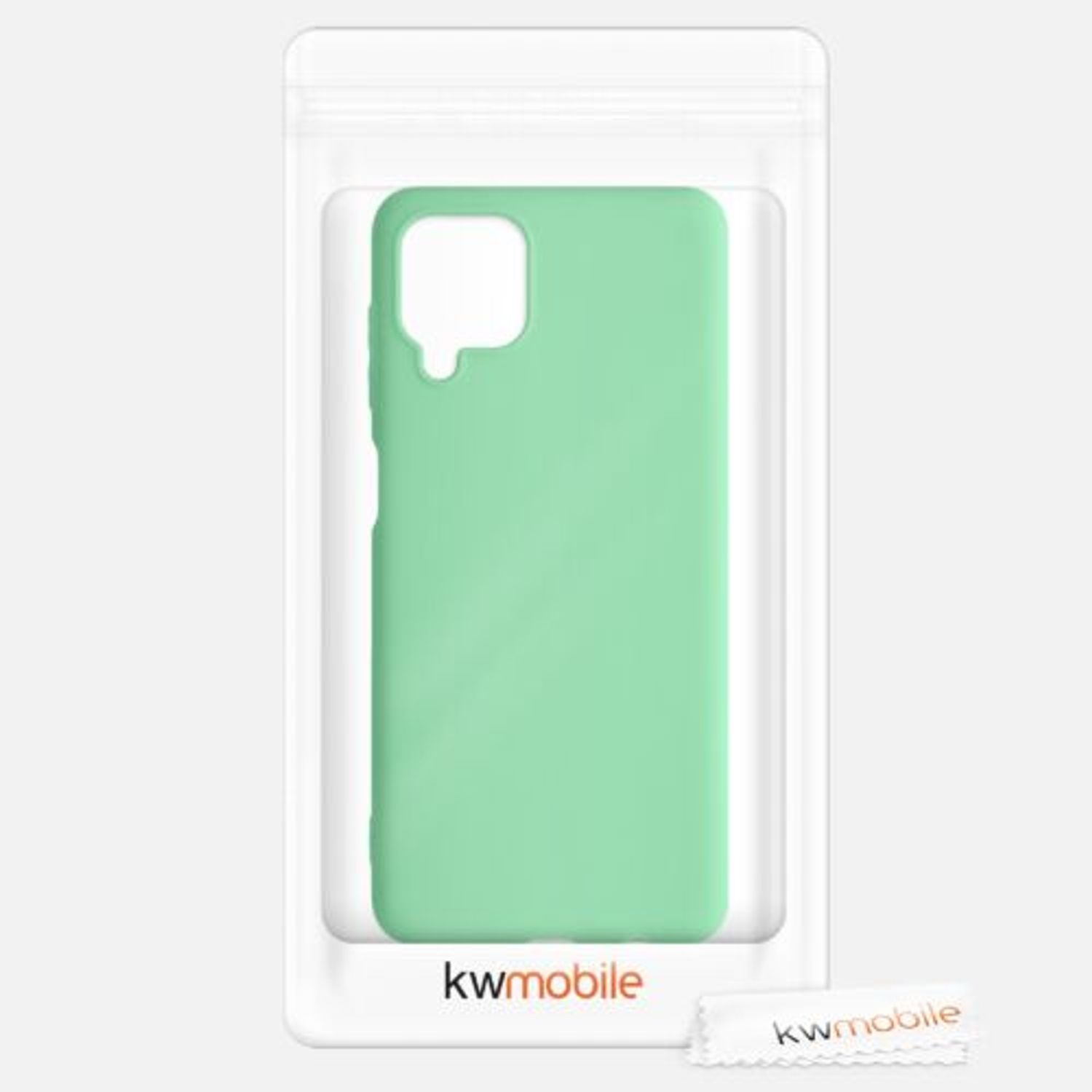 Husa pentru Samsung Galaxy A12, Silicon, Verde, 54048.147 fotografia produsului View 7 L