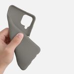 Husa pentru Samsung Galaxy A12, Silicon, Gri, 54048.155 fotografia produsului View 7 S