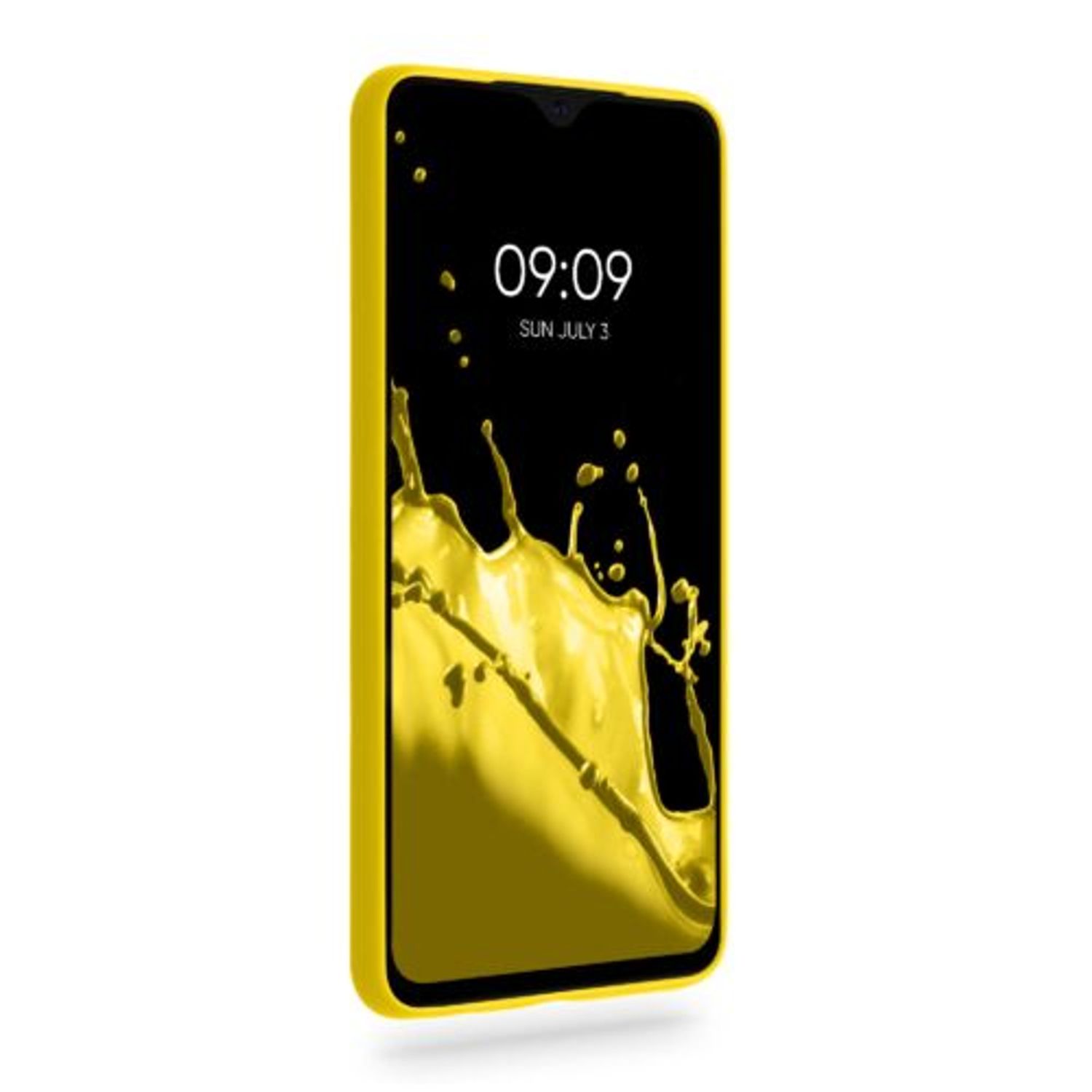 Husa pentru Samsung Galaxy A12, Silicon, Galben, 54048.165 fotografia produsului View 6 L